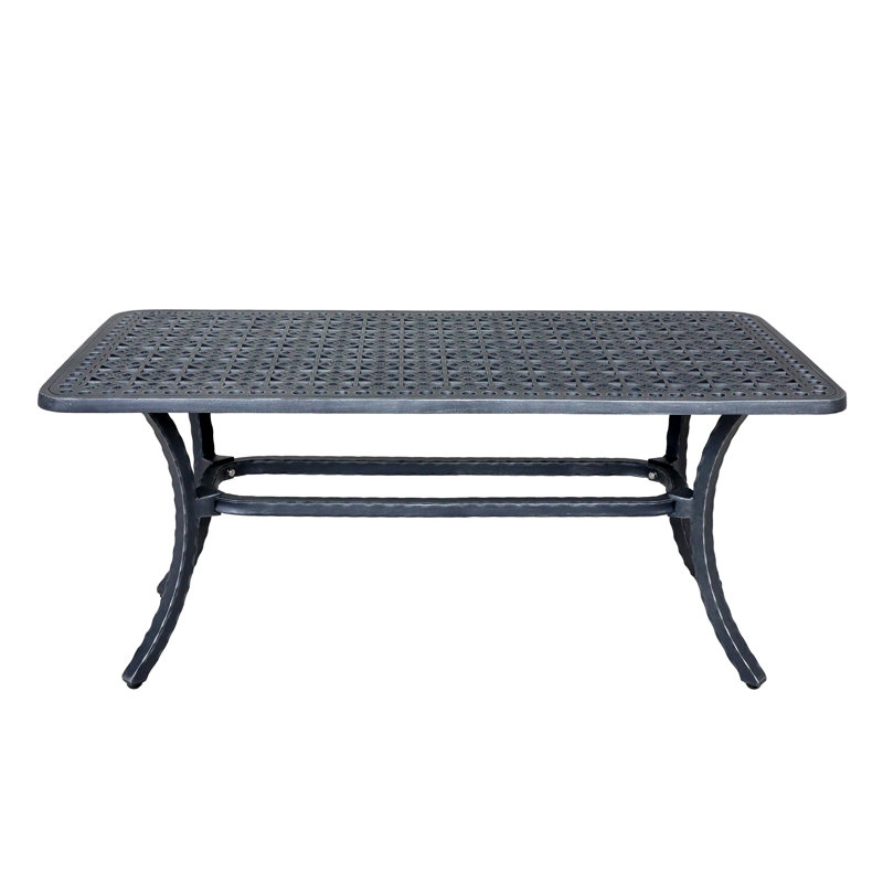 Three Posts™ Jerseyville Metal Outdoor Coffee Table Wayfair